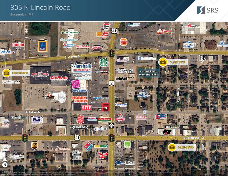225 N Lincoln Rd, Escanaba, MI à louer - Photo du bâtiment - Image 2 de 3