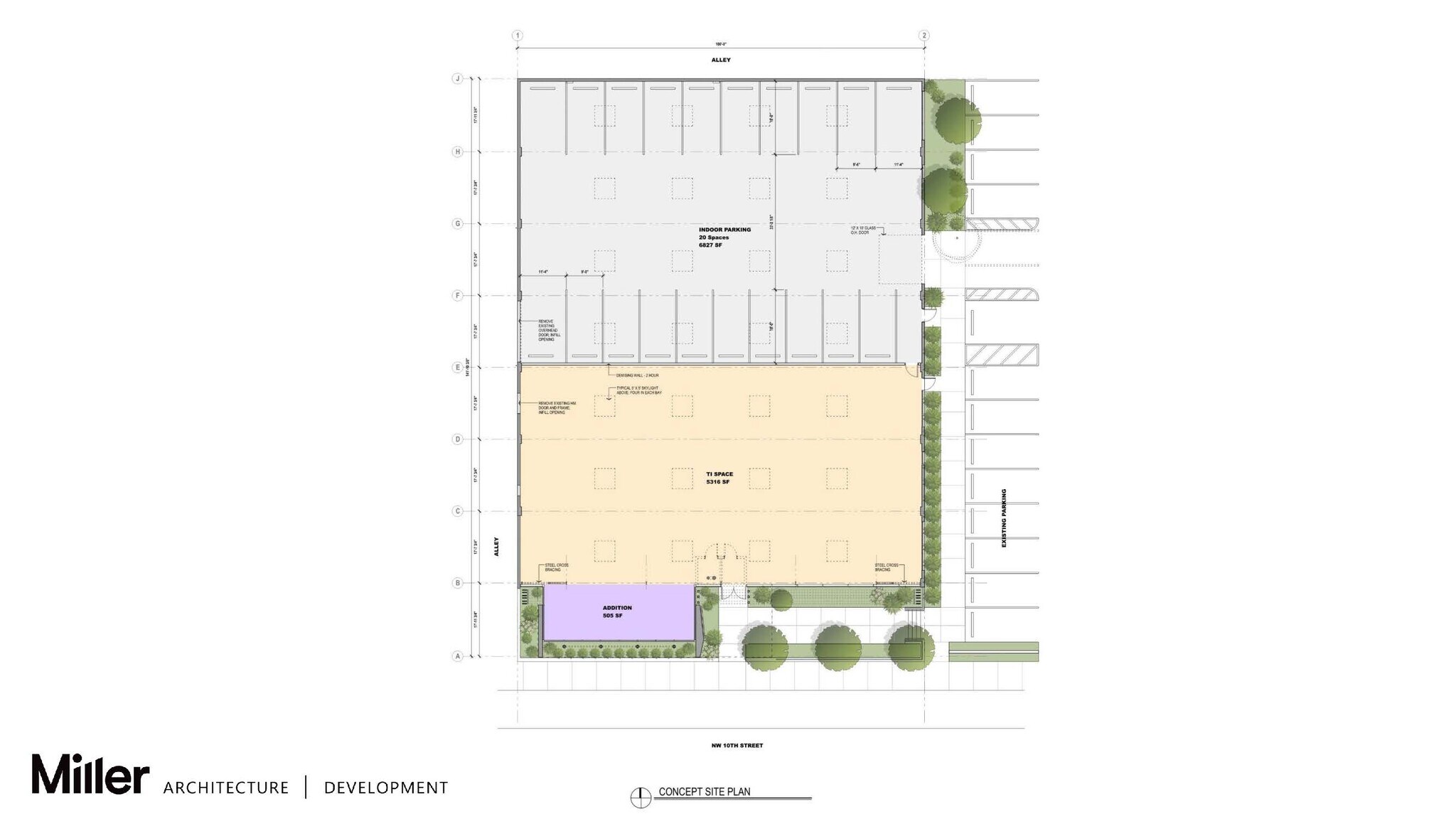23 NW 10th St, Oklahoma City, OK à louer Plan de site- Image 1 de 1