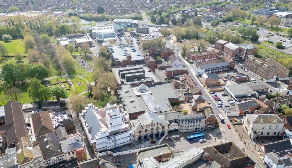 Castle Pl, Trowbridge for lease - Aerial - Image 2 of 10