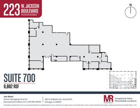 223 W Jackson Blvd, Chicago, IL for lease Floor Plan- Image 1 of 8