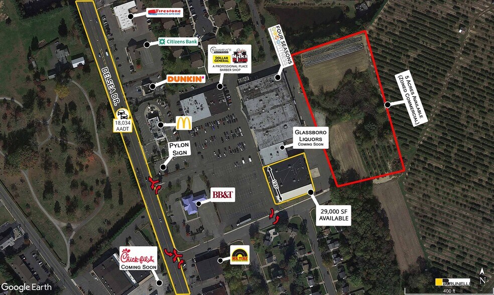 600-646 N Delsea Dr, Glassboro, NJ à louer - Photo du bâtiment - Image 2 de 5