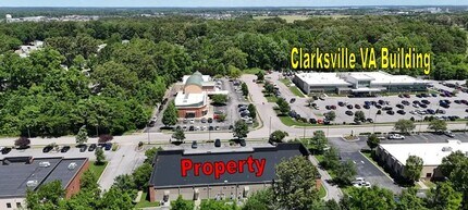 781 Weatherly Dr, Clarksville, TN - AERIAL  map view