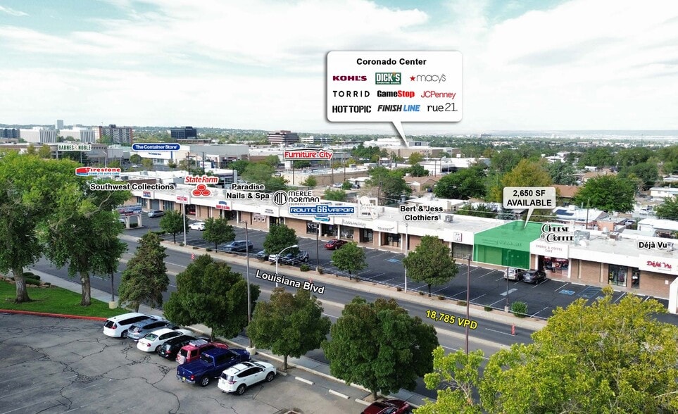 2633-2685 Louisiana Blvd NE, Albuquerque, NM for lease - Building Photo - Image 2 of 9