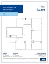 9990 Richmond Ave, Houston, TX à louer Plan d’étage- Image 1 de 1