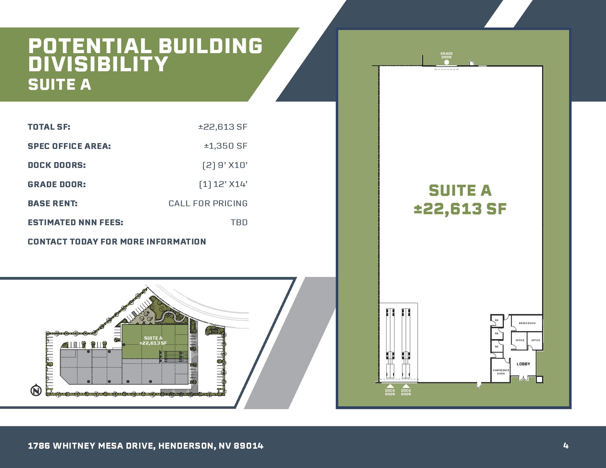 1786 Whitney Mesa Dr, Henderson, NV for lease Floor Plan- Image 1 of 1