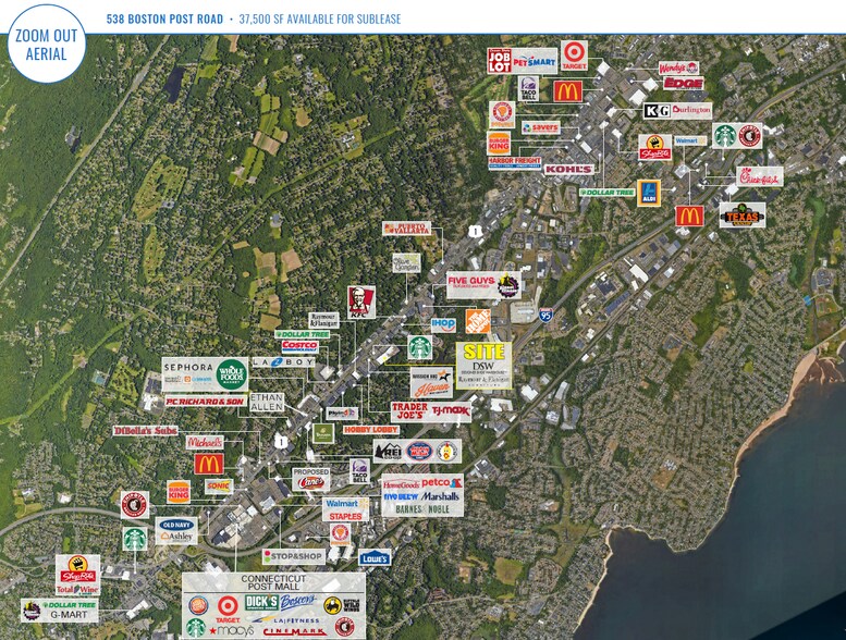 538 Boston Post Rd, Orange, CT à louer - Photo du bâtiment - Image 2 de 4