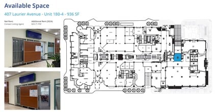 407 Laurier Ave W, Ottawa, ON for lease Floor Plan- Image 2 of 2