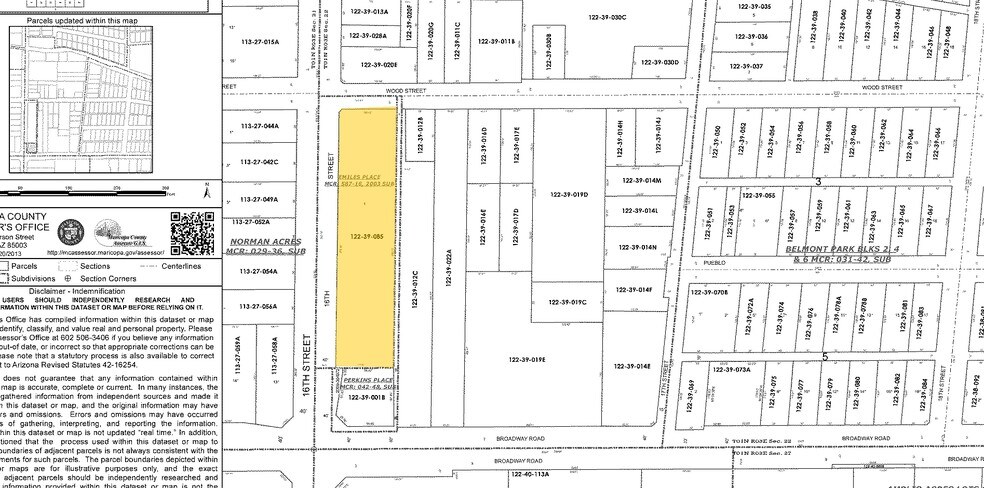 4221 S 16th St, Phoenix, AZ à vendre - Plan cadastral - Image 3 de 12