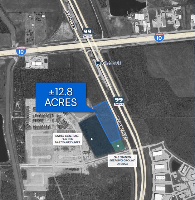 SWQ of I-10 & TX-99, Baytown, TX à vendre Aérien- Image 1 de 3