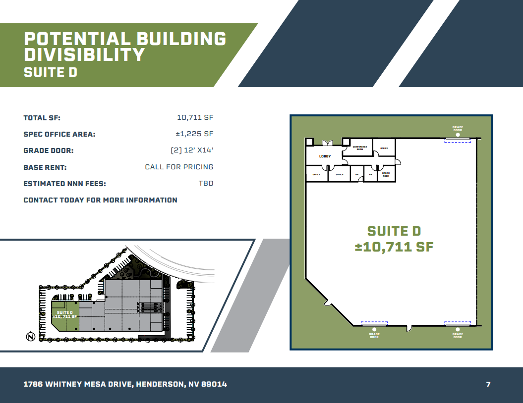 1786 Whitney Mesa Dr, Henderson, NV for lease Floor Plan- Image 1 of 1