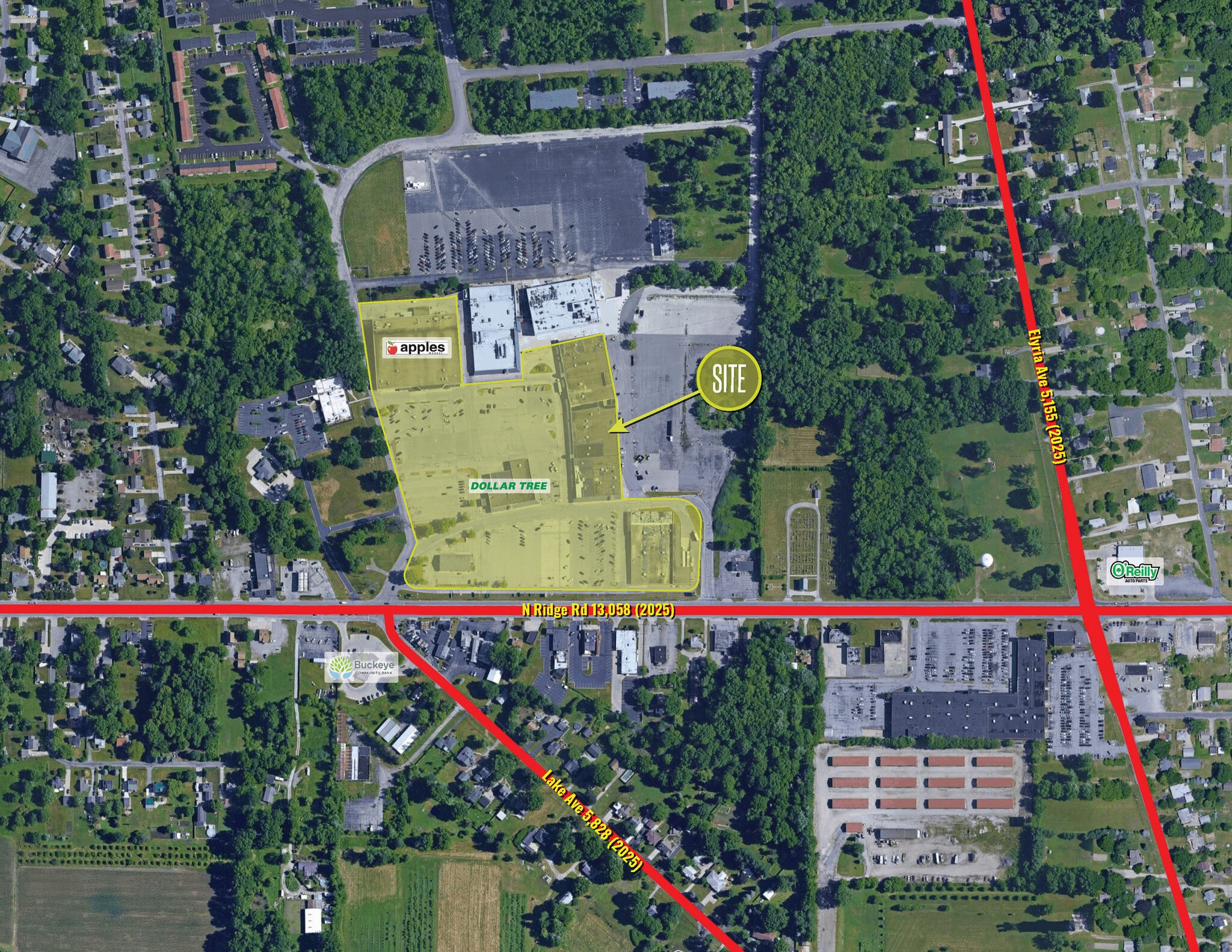 400 Sheffield Ctr, Lorain, OH for lease Aerial- Image 1 of 3