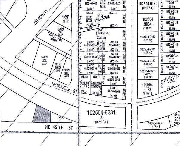 3224-3242 NE 45th St, Seattle, WA à louer - Plan cadastral - Image 2 de 5