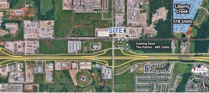 7300 S Sunnylane Rd, Oklahoma City, OK - Aerial  map view
