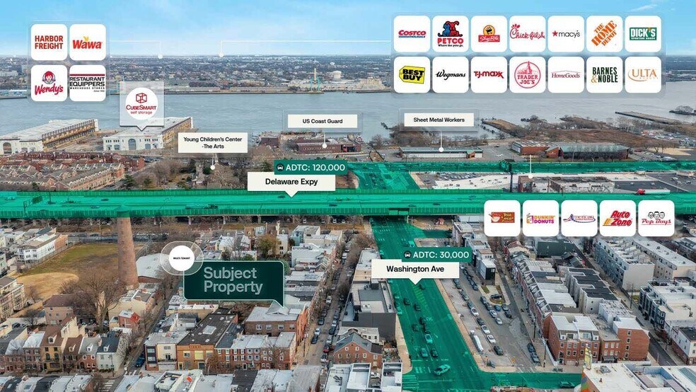 141 League St, Philadelphia, PA à vendre - Aérien - Image 2 de 2