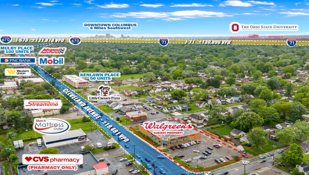 3093 Cleveland Ave, Columbus, OH à louer - Photo du bâtiment - Image 2 de 3