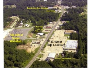 1121 S Magnolia St, Woodville, TX - aerial  map view