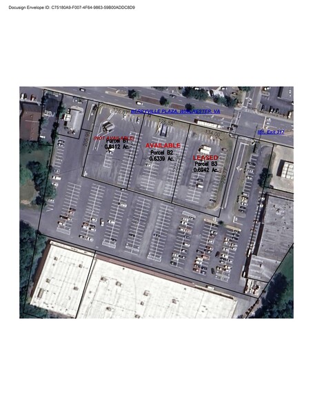 1133 Berryville Ave, Winchester, VA for lease - Site Plan - Image 1 of 3