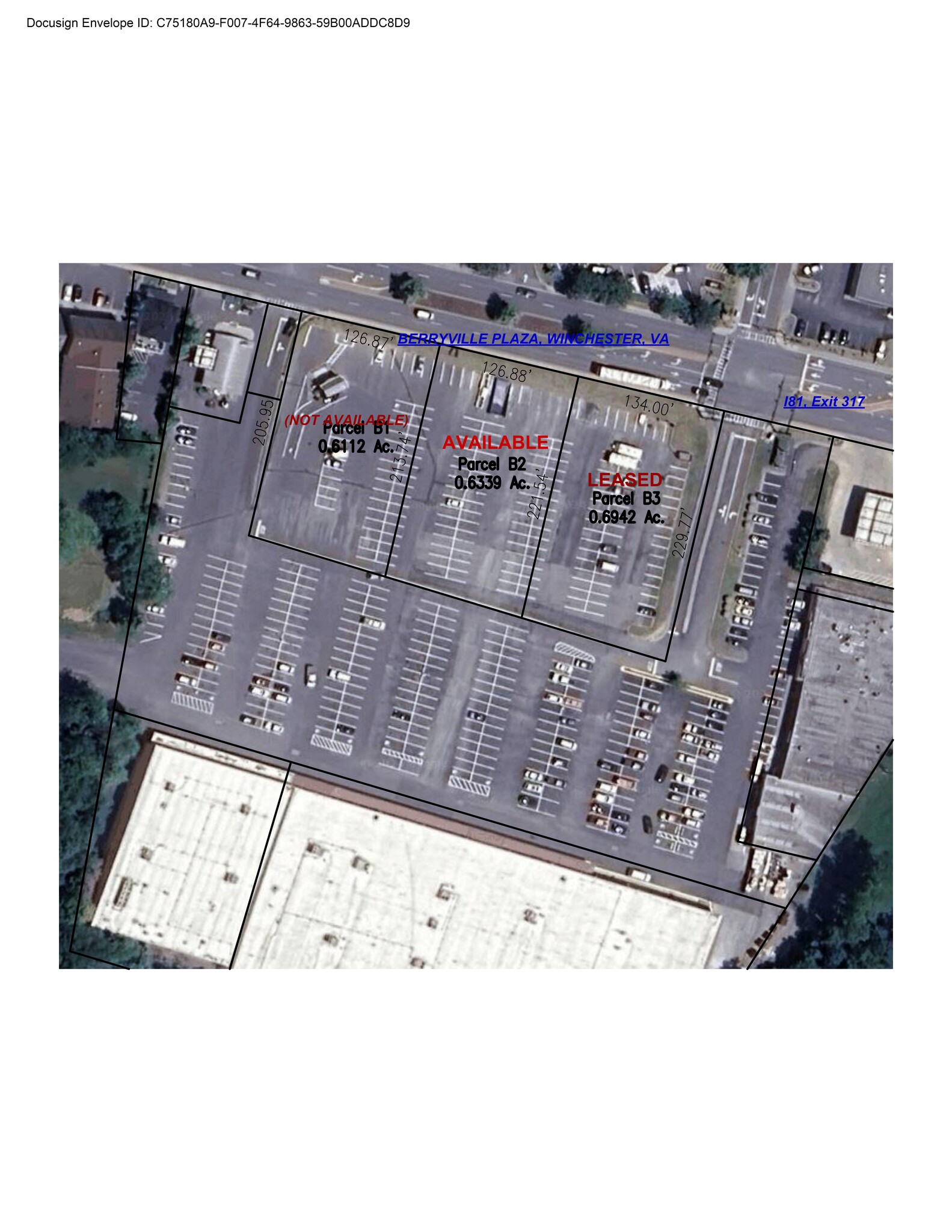 1133 Berryville Ave, Winchester, VA for lease Site Plan- Image 1 of 4