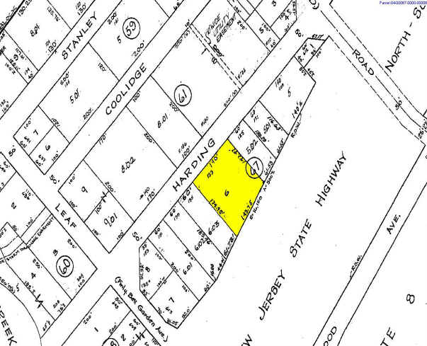 143 Harding Ave, Bellmawr, NJ for lease - Plat Map - Image 2 of 5