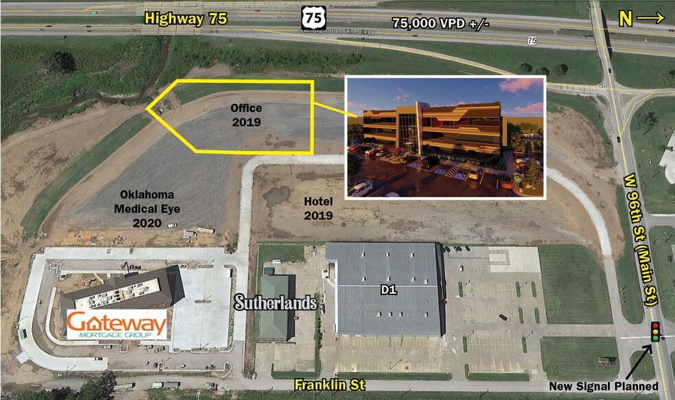 204 S Gateway Pl, Jenks, OK à louer - Photo du bâtiment - Image 1 de 4