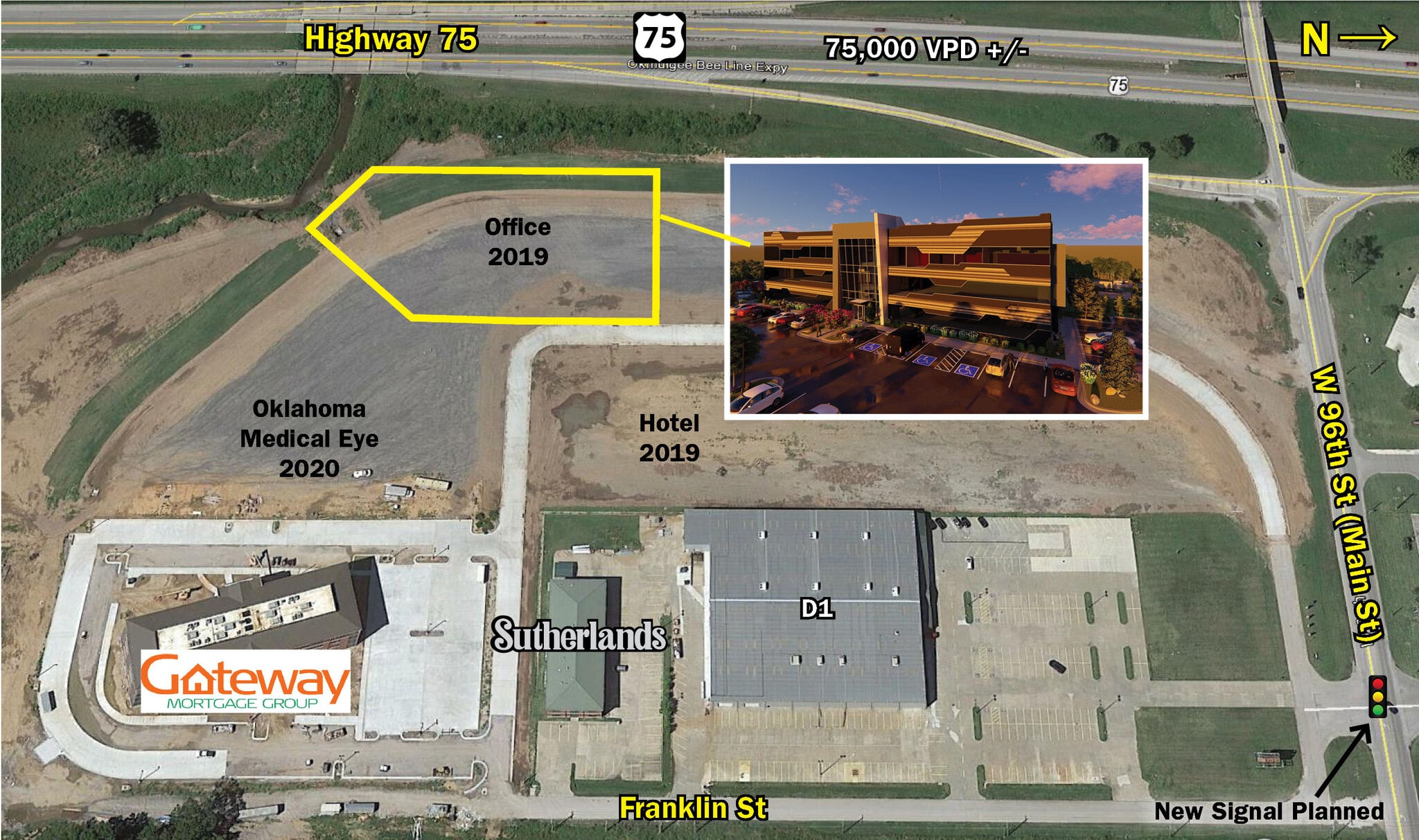 204 S Gateway Pl, Jenks, OK à louer Photo du bâtiment- Image 1 de 5