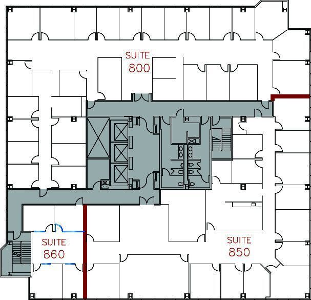 611 Anton Blvd, Costa Mesa, CA à louer Plan d  tage- Image 1 de 1