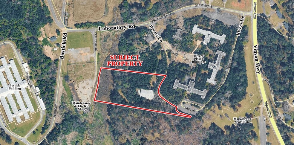 Rivers Lane, Off Laboratory Rd, Milledgeville, GA for sale - Primary Photo - Image 1 of 4
