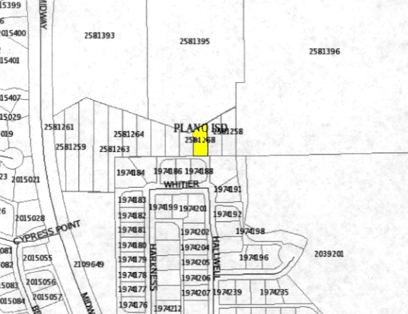 3108 Midway Rd, Plano, TX à vendre - Plan cadastral - Image 2 de 7