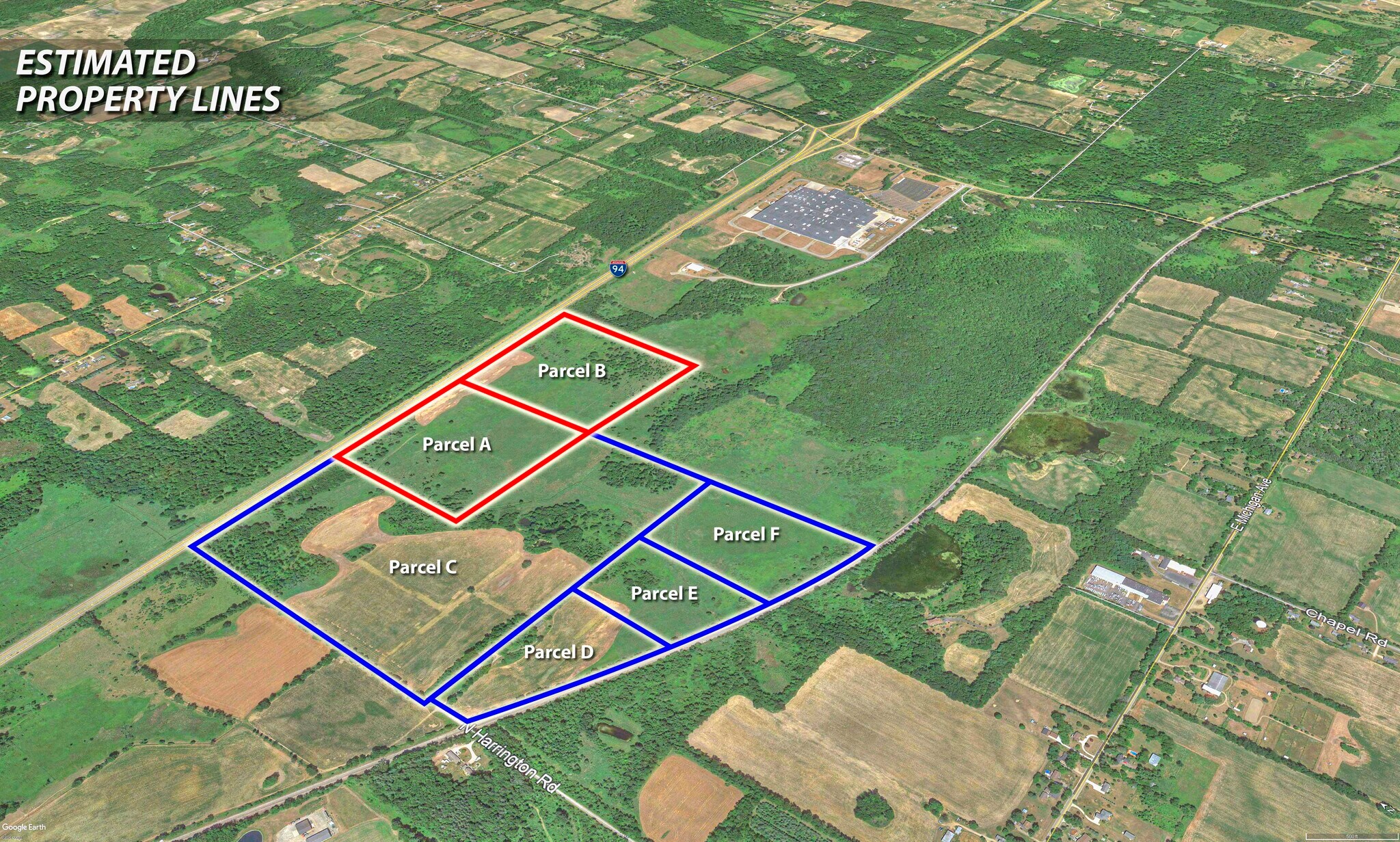 2001 N Harrington Rd, Parma, MI à vendre Aérien- Image 1 de 14