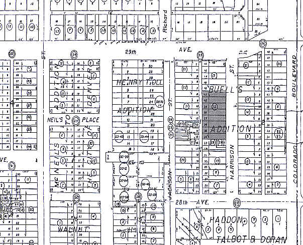 2855 N Harrison St, Denver, CO for sale - Plat Map - Image 2 of 4