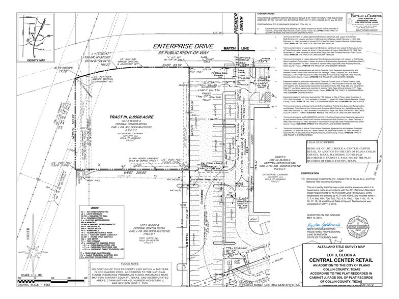 Central Expy & Park Blvd, Plano, TX à louer - Plan de site - Image 3 de 4