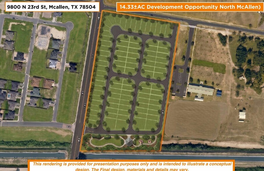 9800 N 23rd St, McAllen, TX à vendre - Plan de site - Image 1 de 8