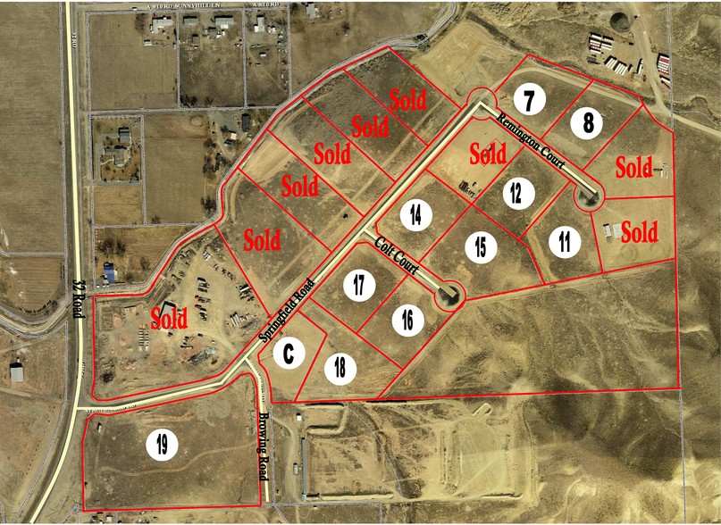 161 Colt Ct, Grand Junction, CO à vendre - Plan cadastral - Image 1 de 1