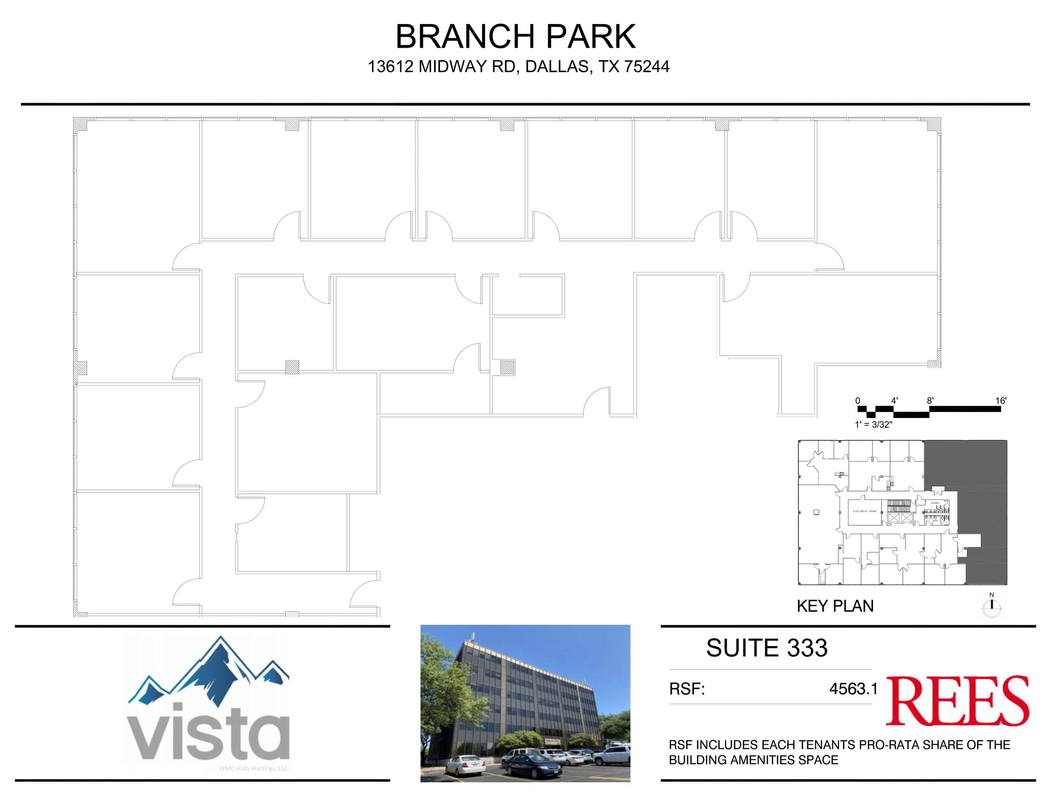 13740 Midway Rd, Farmers Branch, TX à louer Plan de site- Image 1 de 1