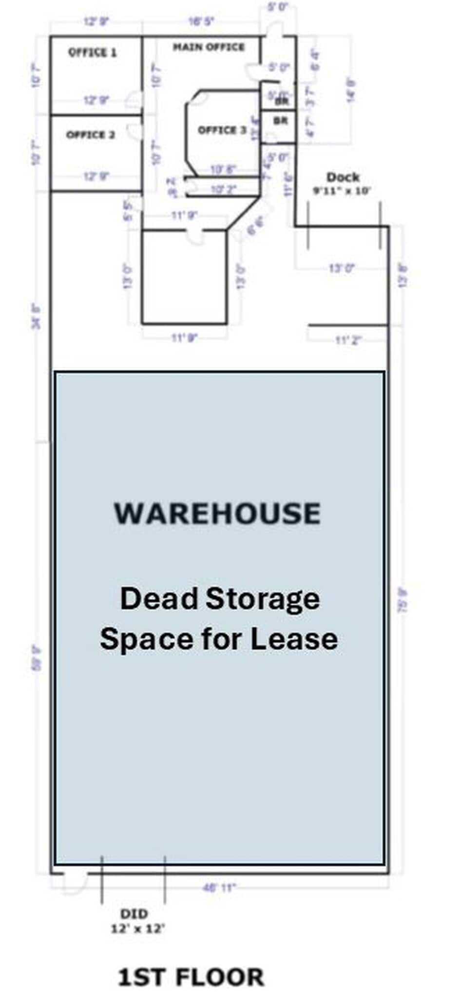 821 Albion Ave, Schaumburg, IL à louer Plan d’étage- Image 1 de 1