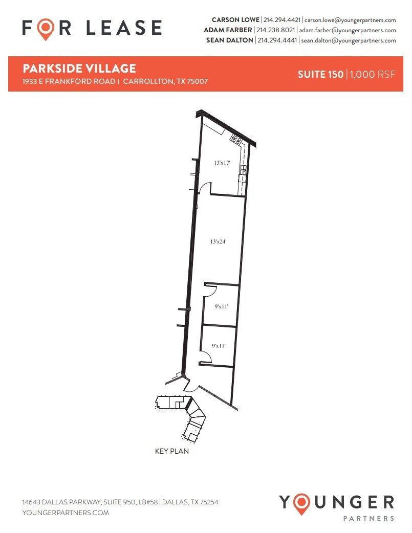 1933 E Frankford Rd, Carrollton, TX à louer Plan d’étage- Image 1 de 1