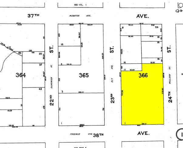 37-24 24th St, Long Island City, NY for lease - Plat Map - Image 2 of 5