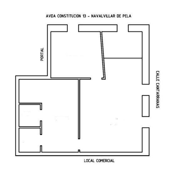 Avenida Constitución, 13, Navalvillar de Pela, Badajoz for sale - Floor Plan - Image 3 of 3
