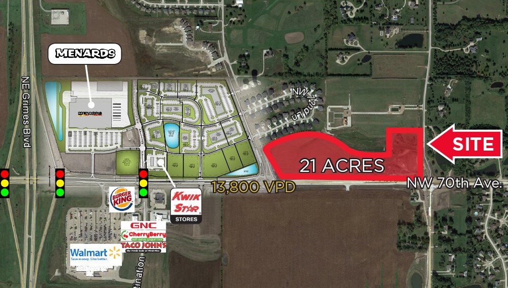 NW 70th & NW 107th, Johnston, IA for sale Primary Photo- Image 1 of 7