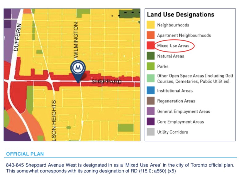 843-845 Sheppard Av W, Toronto, ON à vendre - Photo du bâtiment - Image 2 de 5