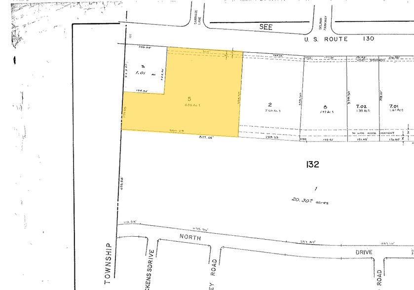 8008 Route 130, Delran, NJ for lease - Plat Map - Image 3 of 3