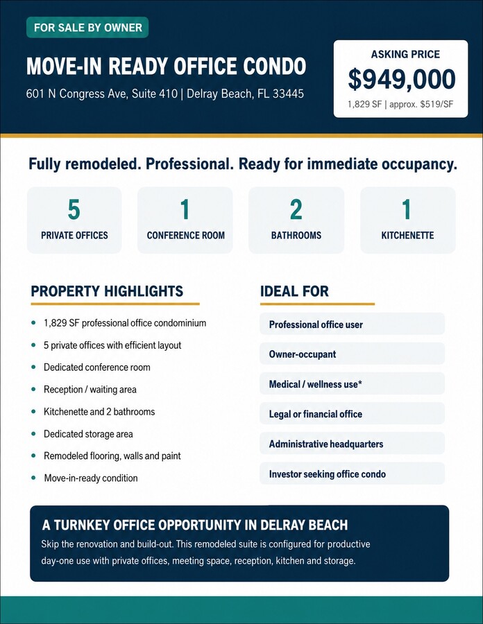 601 N Congress Ave, Delray Beach, FL 33445 - Unit 410 - - Other - Image 1 of 6