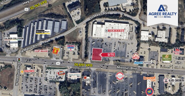 2304 Missouri Boulevard, Jefferson City, MO for lease - Primary Photo - Image 1 of 1