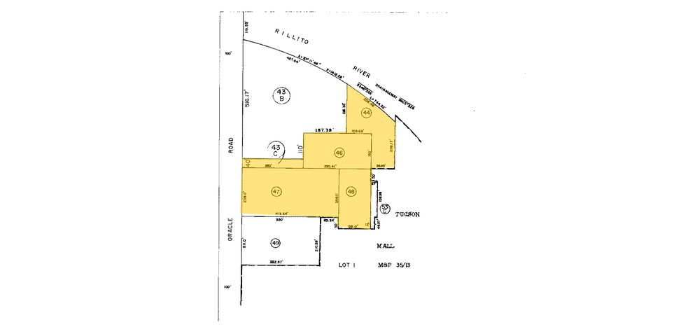 4690 N Oracle Rd, Tucson, AZ à louer - Plan cadastral - Image 2 de 7