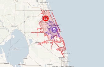 55 SE Ocean Blvd, Stuart, FL à louer Carte- Image 2 de 2