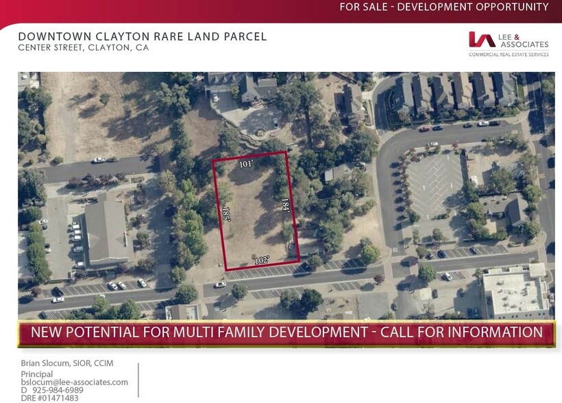 Center St. & Morris St, Clayton, CA for sale - Building Photo - Image 2 of 8