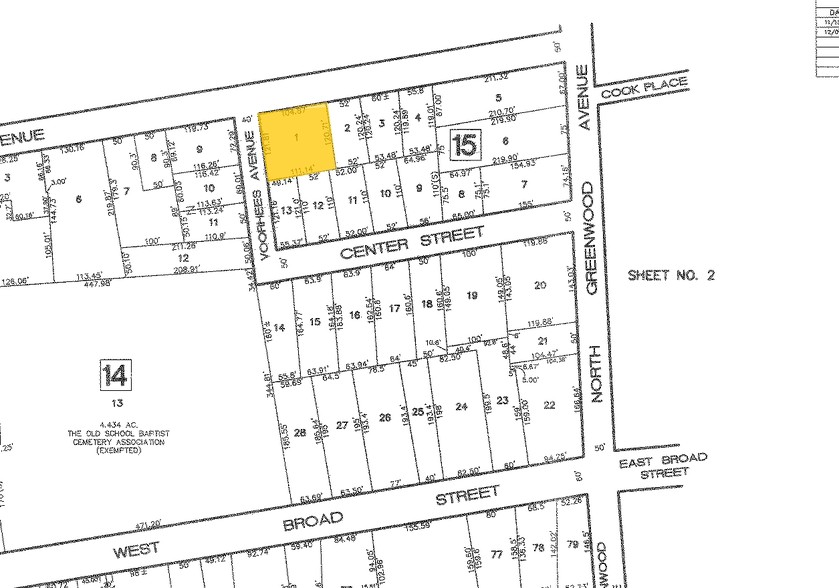 17-19 Model Ave, Hopewell, NJ à vendre - Plan cadastral - Image 1 de 1