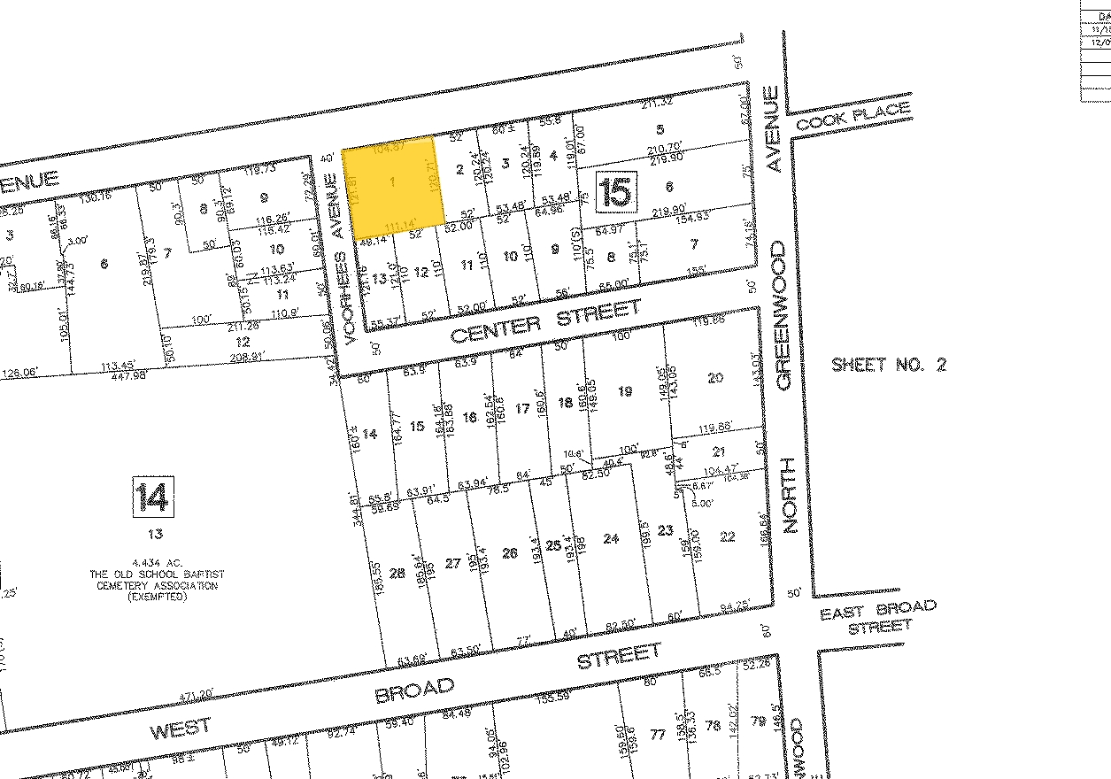 17-19 Model Ave, Hopewell, NJ à vendre Plan cadastral- Image 1 de 1