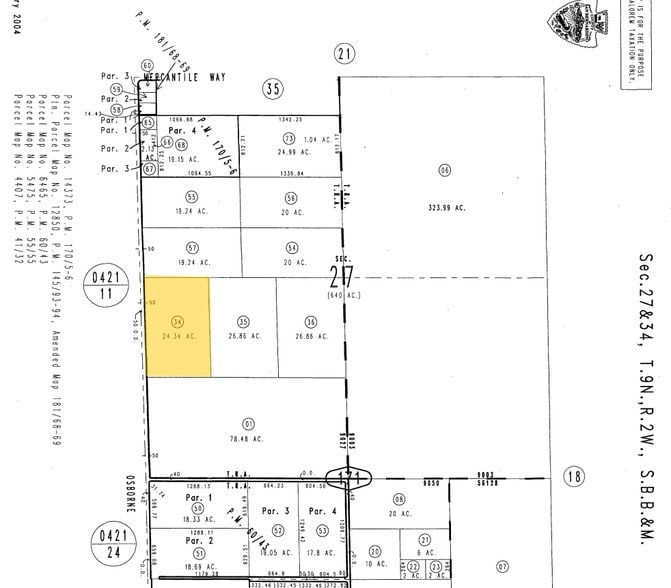 Outlet Center Dr, Barstow, CA for sale - Plat Map - Image 2 of 2
