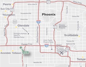 7205 W Buckeye Rd, Phoenix, AZ - Aérien Vue de la carte